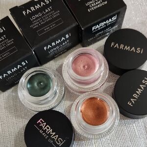 Farmasi Long-Last Cream Eyeshadow Set - Pink Wish,  Orange Pop & Go Green